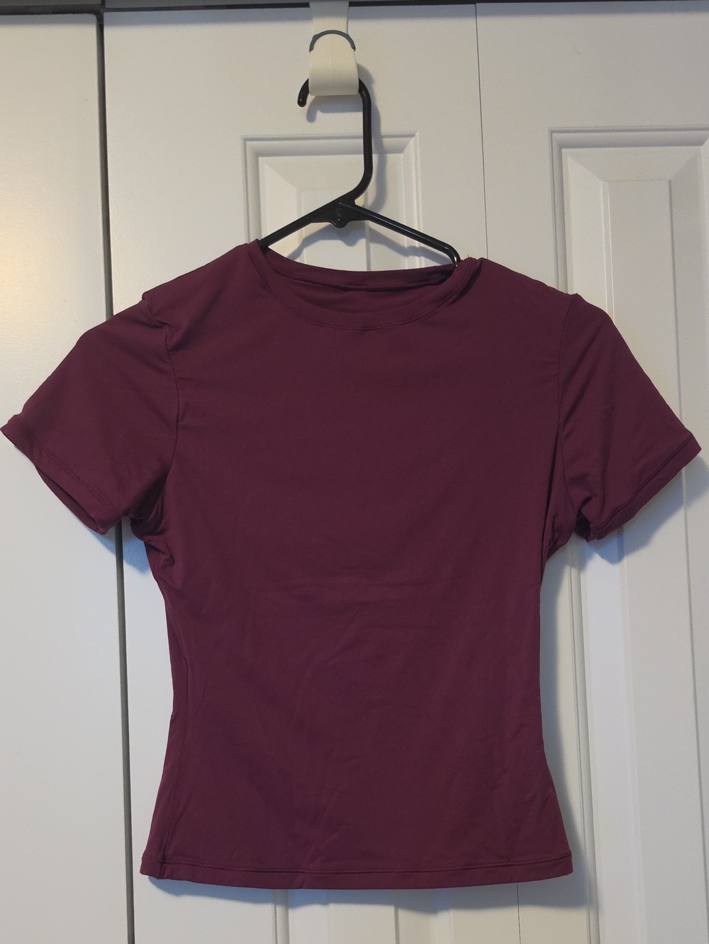 Classic Women’s Short-Sleeve Tee in Plum